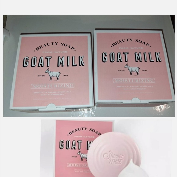 Shower mate Goat Milk Beauty Soap - Stawberry set of 12 (bars sold seperately - Picture 4 of 5